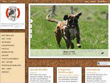 Tablet Screenshot of boxer-in-not.de